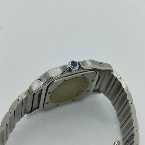 💯% AUTHENTIC Cartier Santos De Cartier Men's Luxury Watch Excellent EUC - Picture 6 of 11